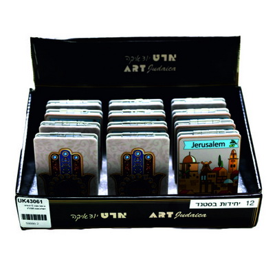 סטנד מעורב 12 יח מראה ירושלים וחמסה 6X10 ס"מ