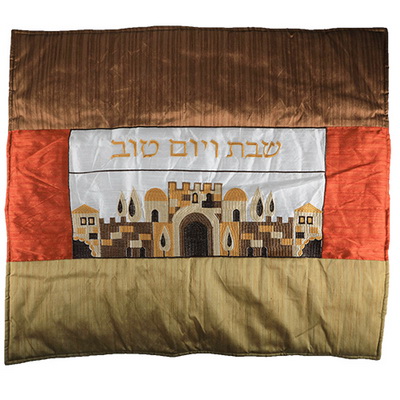 כיסוי פלטה מהודר ריקמה צבעונית 70*80 ס"מ