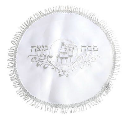 כיסוי פסח סטן עם רקמה 47 ס"מ אריזת צלופן