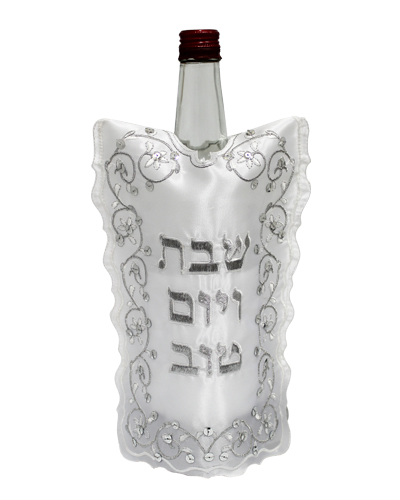 כיסוי לבקבוק יין סטן "עלים" 26 ס"מ