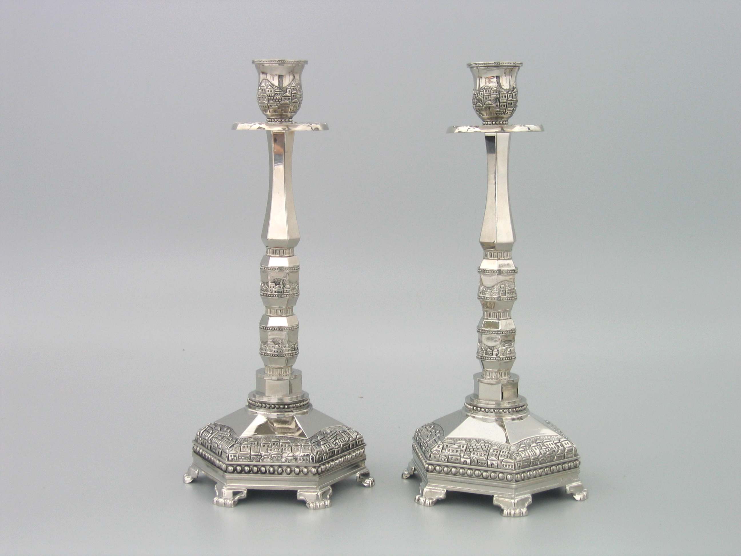 פמוטים לשבת קודש גבוהים במיוחד ומהודרים מאד