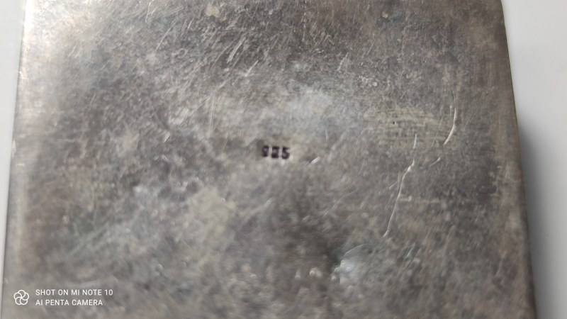קופסת כסף סטרלינג 925 לטבק