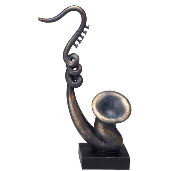 פסל אומנותי - " הסקסופון המפותל "   ZA-3532