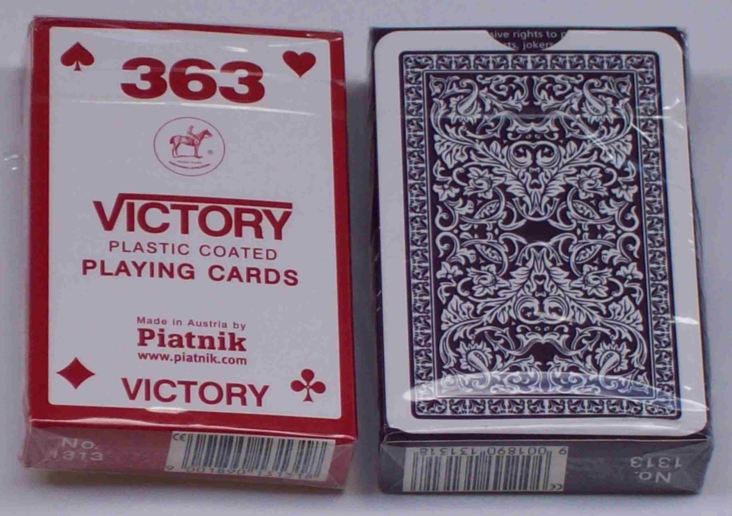 שתי חפיסות קלפים לכל סוגי המשחקים