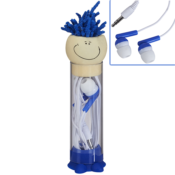 אוזניות במארז חיוך MOP TOPPER לניקוי מסכים שערות ZA-4078