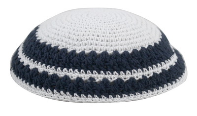 * * כיפה סרוגה 18 ס