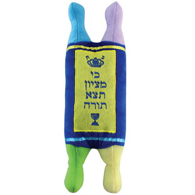 ספר תורה אשכנזי מבד רקמת "כתר" 34 ס"מ