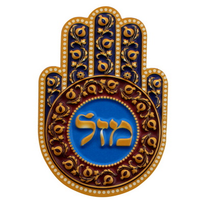 מגנט פלסטיק בולט - מזל 10x7 ס"מ