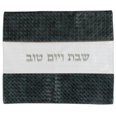 כיסוי חלה דמוי עור רקמה מהודרת 42x52 ס"מ
