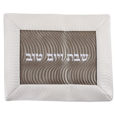 כיסוי חלה דמוי עור רקמה מהודרת 42x52 ס"מ