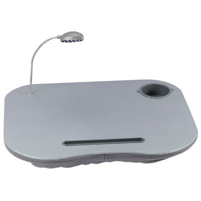 מגש פינוק גדול למחשב lap tray עם מקום לכוס ותאורת לד ZA-1993