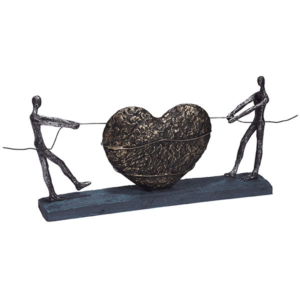 פסל אומנותי - " אהבה במשיכה " (זוג מושך לב) ZA-3770