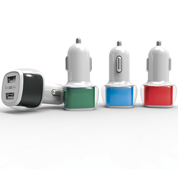 מטען כפול לרכב Charge-It 3.1A)  2.1A+1A  סה"כ) ZA-4070