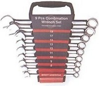 סט מפתחות רינג פתוח 9 יח' 8-19 מתלה