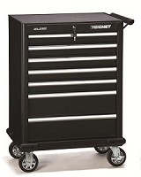 עגלת עבודה 7 מגירות-שחור