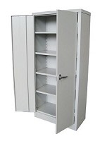 ארון מתכת 4 מדפים 2 דלתות 7000