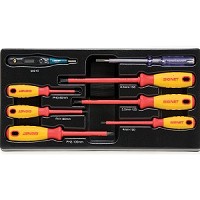 מגש מברגים מבודד 1000V 8 חלקים לארון מגירות SIGNET