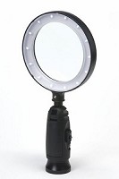 מנורת עבודה LED +זכוכית מגדלת