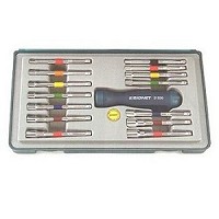 סט מברג רצט +בוקסה ממ+אנץ