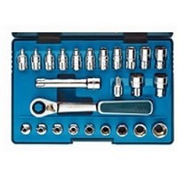 סט בוקסות הנעה 13 ממ+אינצי 25 יחידות