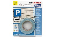 דבק דו צדדי מקצועי, מחזיק 30 ק"ג לגליל, 1.5 מטר