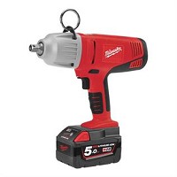 מפתח רטיטה (אימפקט) Milwaukee 1/2” 28V. ערכה עם 2 סוללות 5 אמפר