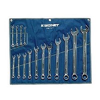 סט מפתחות רינג פתוח 15יח' 6-24