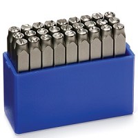 סט אותיות להטבעה אנגלית 4 מ"מ