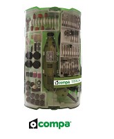 סט משחזת ציר מושלם + 72 אביזרים COMPA