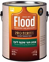צבע לעץ חצי שקוף גלון במבחר גוונים FLOOD