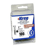 100 ברגי הברגה גסה 25 מ"מ KREG