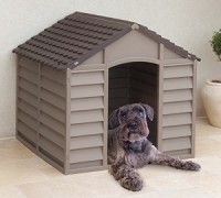 מלונת לכלב/חתול מפלסטיק גדולה STARPLAST