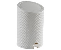 פח פדל ראטן 6 ליטר- לבן כתר